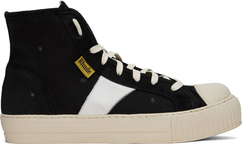 Rhude Black Bel Airs Sneakers