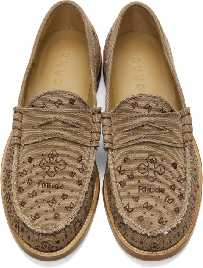 Rhude Bandana Loafers