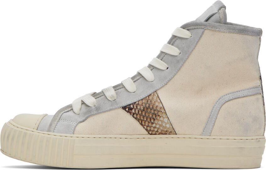 Rhude Beige Bel Airs Sneakers - Picture 3