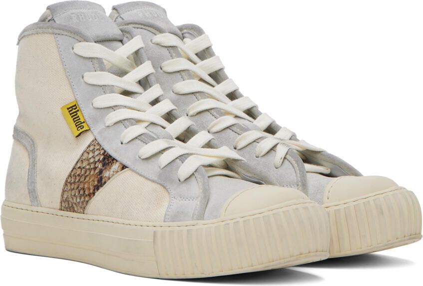 Rhude Beige Bel Airs Sneakers - Picture 2