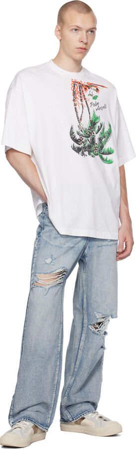 Rhude Beige Bel Airs Sneakers - Picture 4