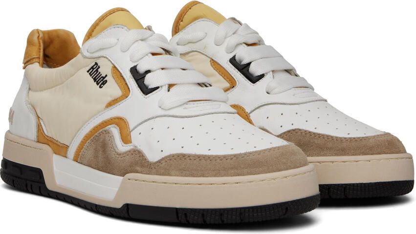 Rhude Beige Racing Sneakers - Picture 2