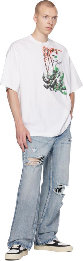 Rhude Black & White Cabriolets Sneakers - Picture 4