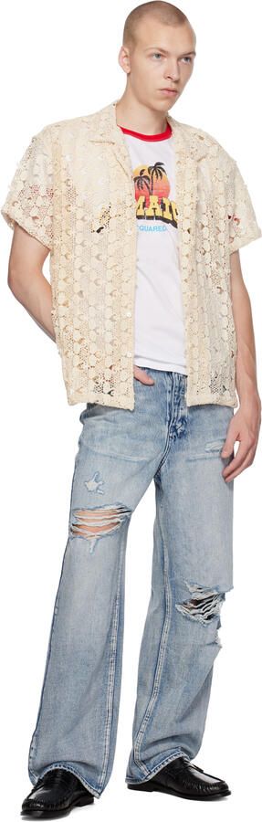 Rhude Black Croc Penny Loafers - Picture 3