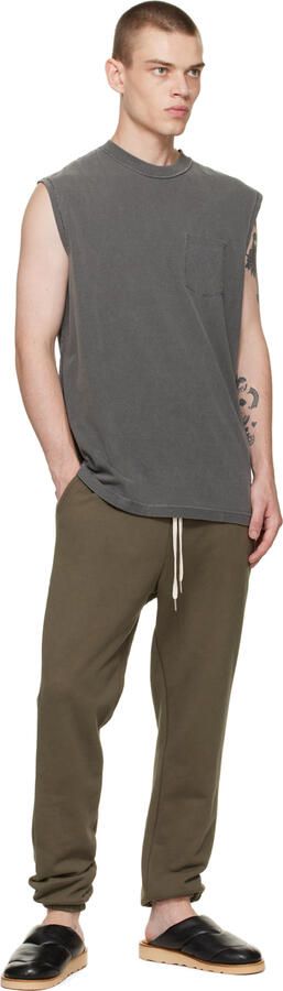 Rhude Black House Slippers - Picture 4