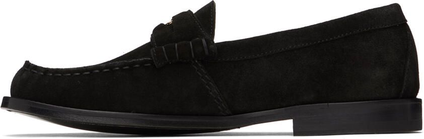 Rhude Black Suede Penny Loafers - Picture 4