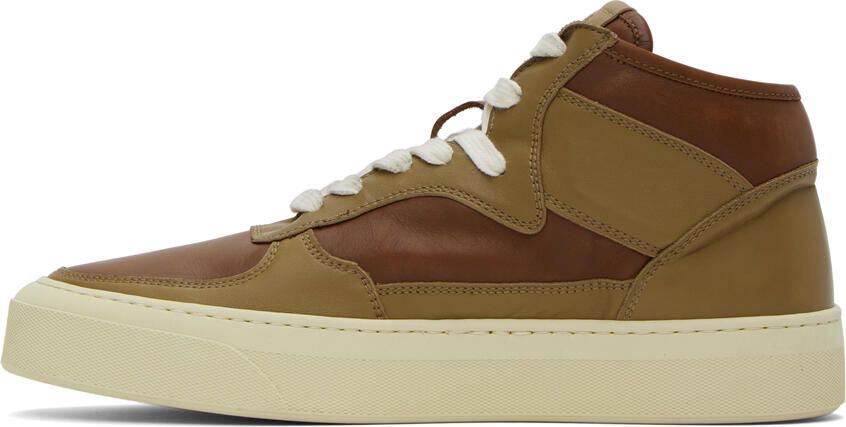 Rhude Khaki & Brown Cabriolets Sneakers - Picture 3