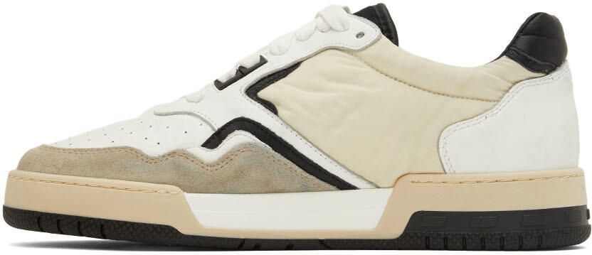 Rhude SSENSE Exclusive Beige Racing Sneakers - Picture 3