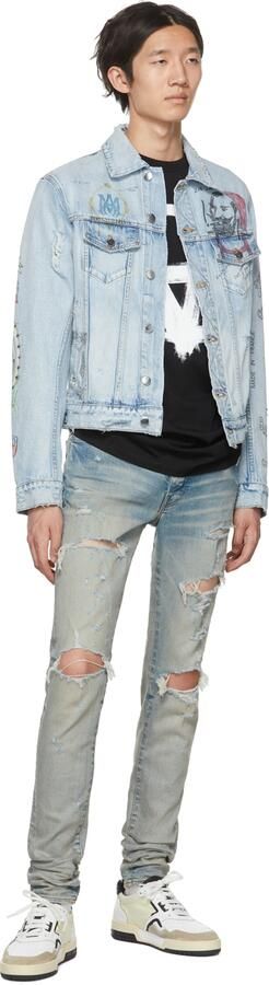 Rhude SSENSE Exclusive Beige Racing Sneakers - Picture 4