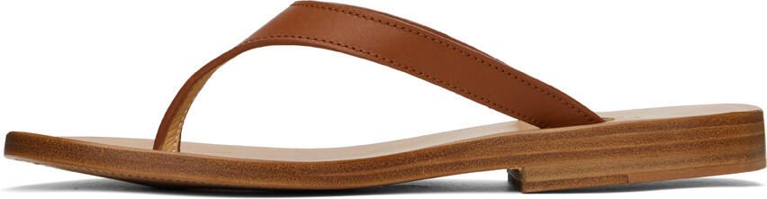Rhude Tan Beach Sandals - Picture 4