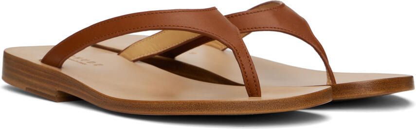 Rhude Tan Beach Sandals - Picture 2