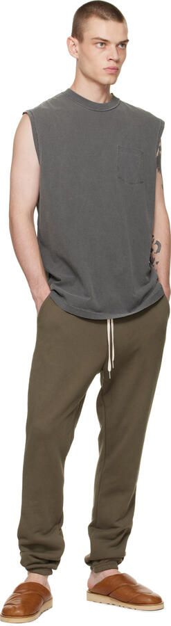 Rhude Tan House Slippers - Picture 4