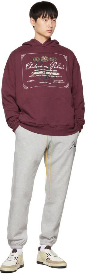 Rhude White & Beige Racing Sneakers - Picture 4