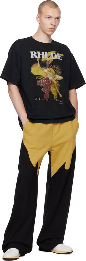 Rhude White & Black Rhecess Low Sneakers - Picture 4