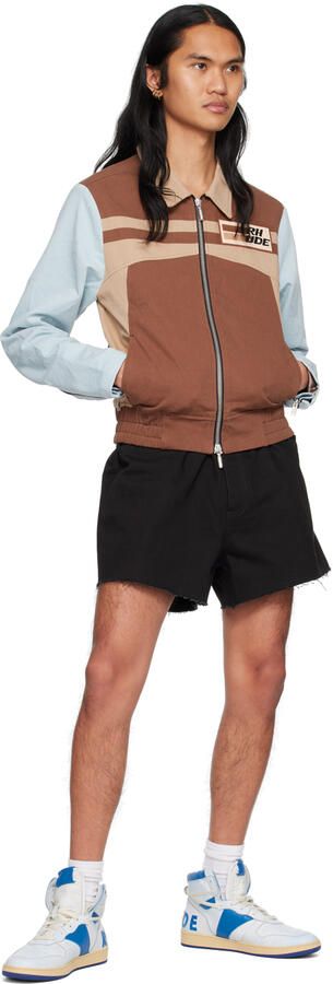 Rhude White & Blue Rhecess Hi Sneakers - Picture 4