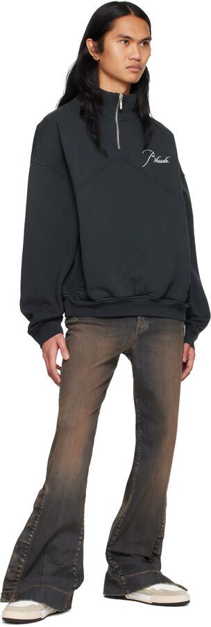 Rhude White & Yellow Racing Sneakers - Picture 4