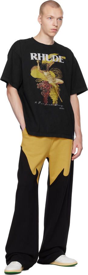 Rhude White & Green Rhecess Low Sneakers - Picture 13