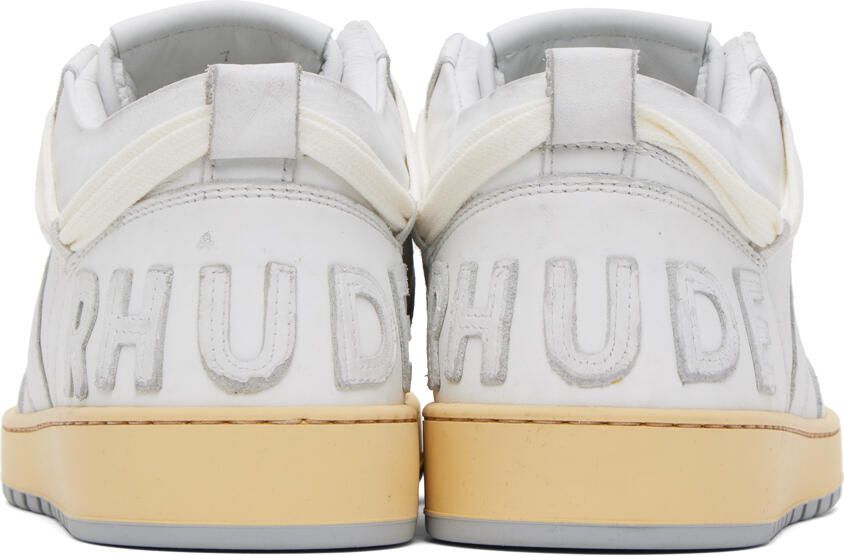 Rhude White Rhecess-Low Sneakers