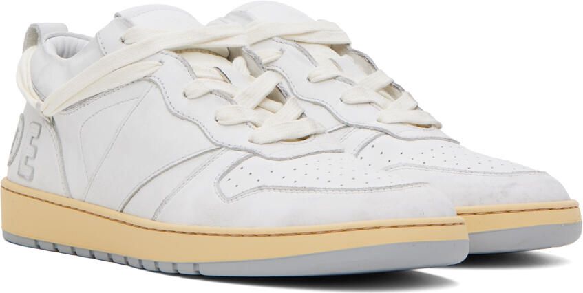 Rhude White Rhecess-Low Sneakers - Picture 2