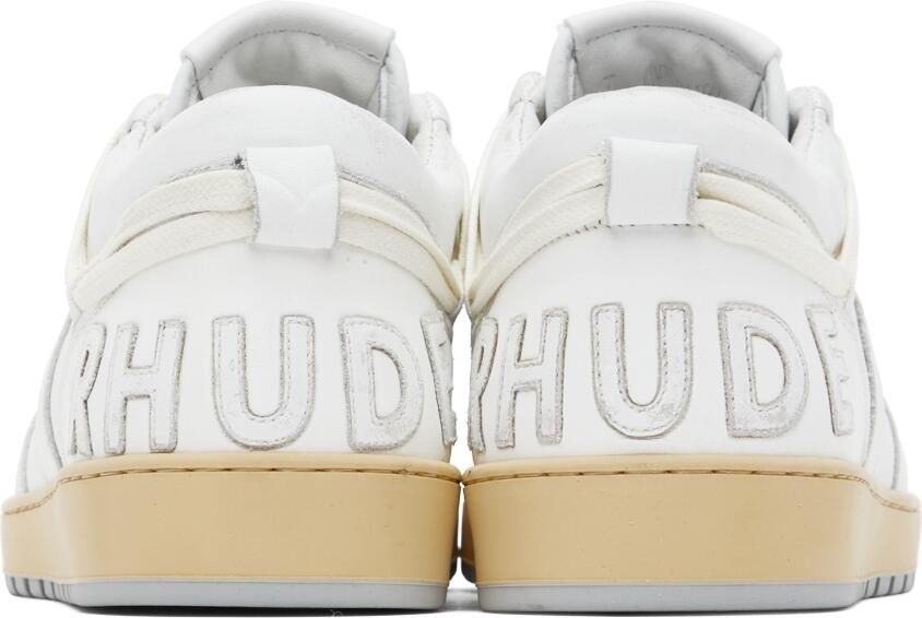 Rhude White Rhecess Low Sneakers