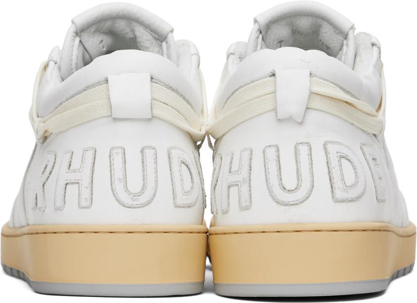 Rhude White Rhecess Low Sneakers