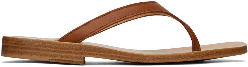Rhude Tan Beach Sandals - Picture 5