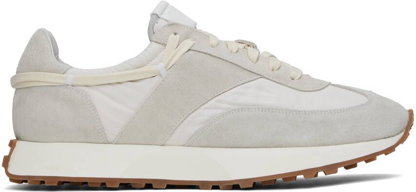 Rhude White & Gray Runner Sneakers - Picture 5