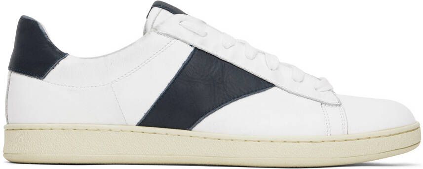 Rhude SSENSE Exclusive Black & White Court Sneakers - Picture 2