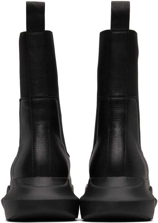 Rick Owens DRKSHDW Black Abstract High-Top Sneakers - Picture 2