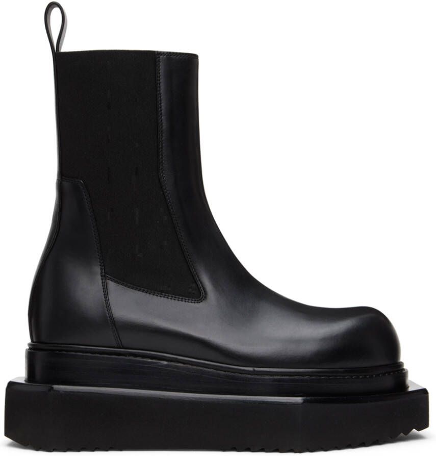 Rick Owens Black Beatle Turbo Cyclops Boots - Picture 5