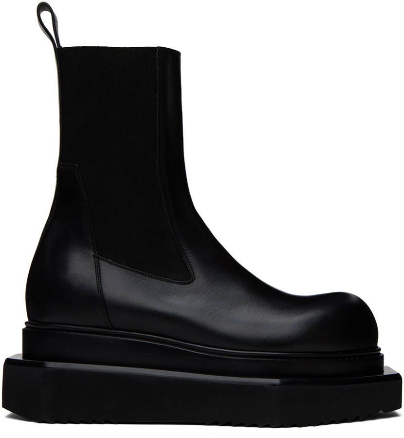 Rick Owens Black Beatle Turbo Cyclops Boots - Picture 5