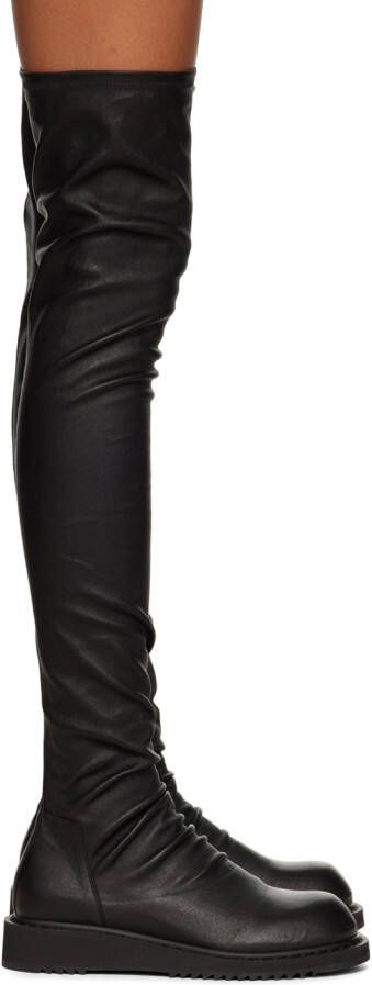 Rick Owens Black Creeper Stocking Boots - Picture 2