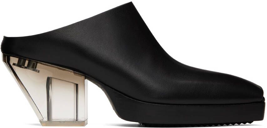 Rick Owens Black Edfu Mules - Picture 5