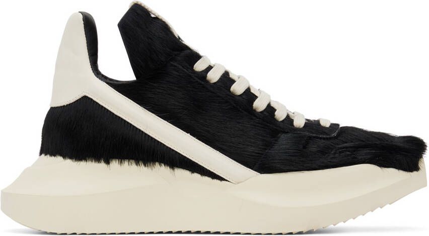 Rick Owens Black Geo Geth Sneakers - Picture 4