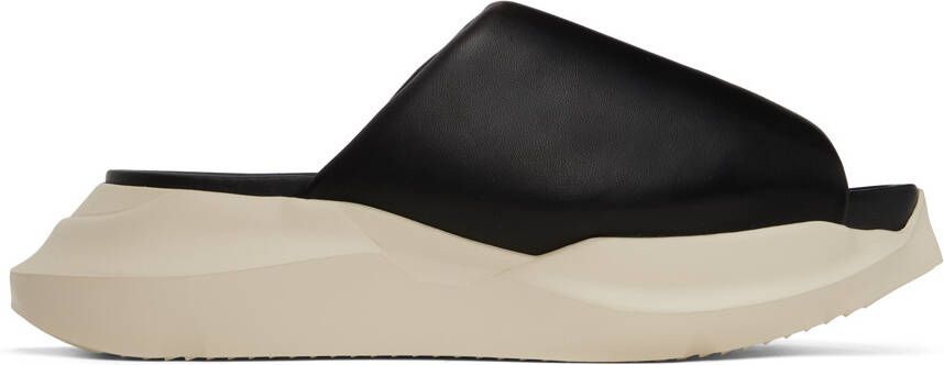 Rick Owens Black Geth Puffer Slides - Picture 5