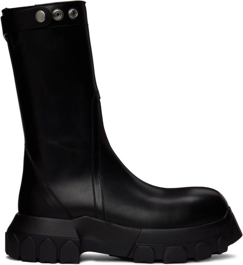 Rick Owens Black Creeper Bozo Tractor Boots