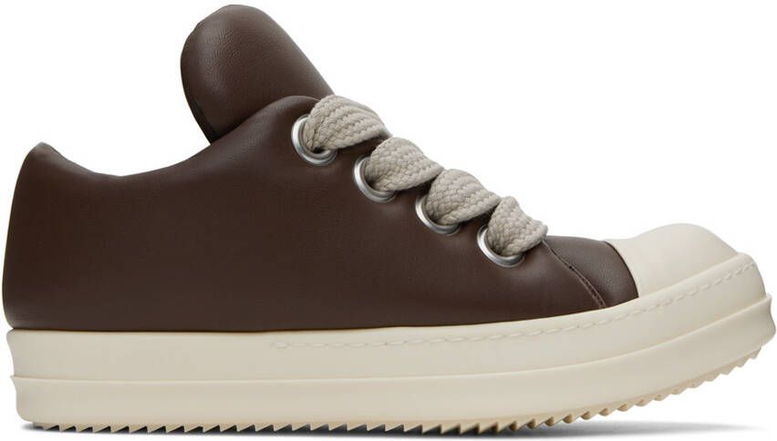 Rick Owens Brown Low Sneakers - Picture 5