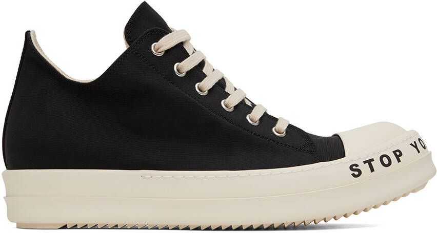 Rick Owens DRKSHDW Black Edfu Sneakers - Picture 4