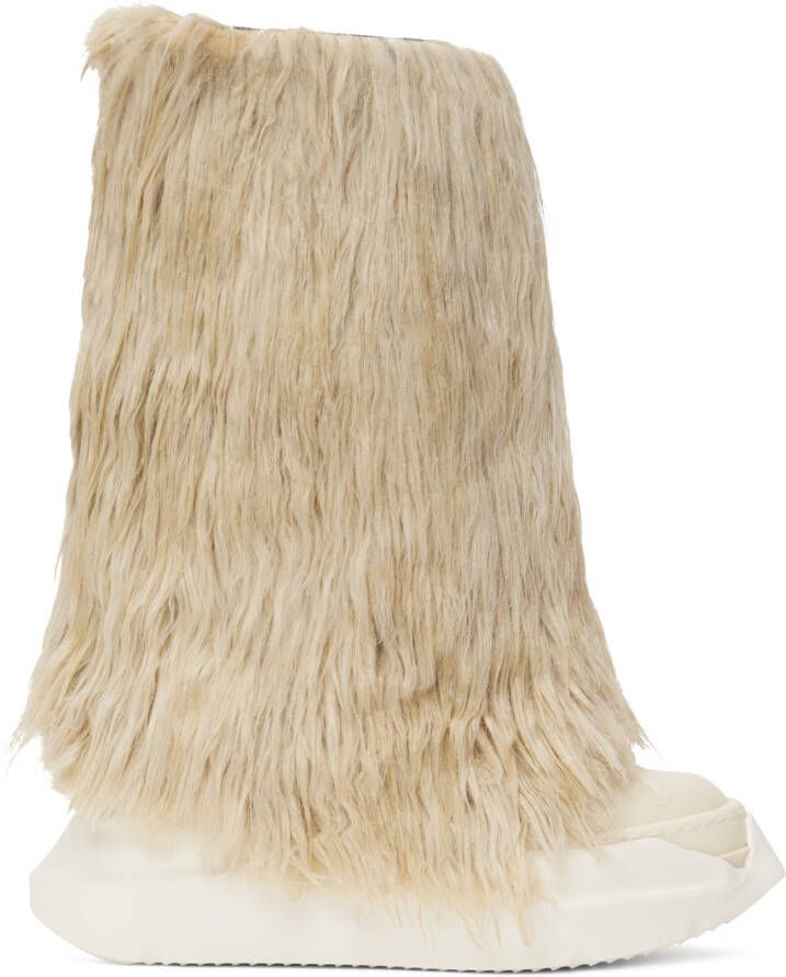 Rick Owens Drkshdw Off-White Strobe Fogachine Boots - Picture 4