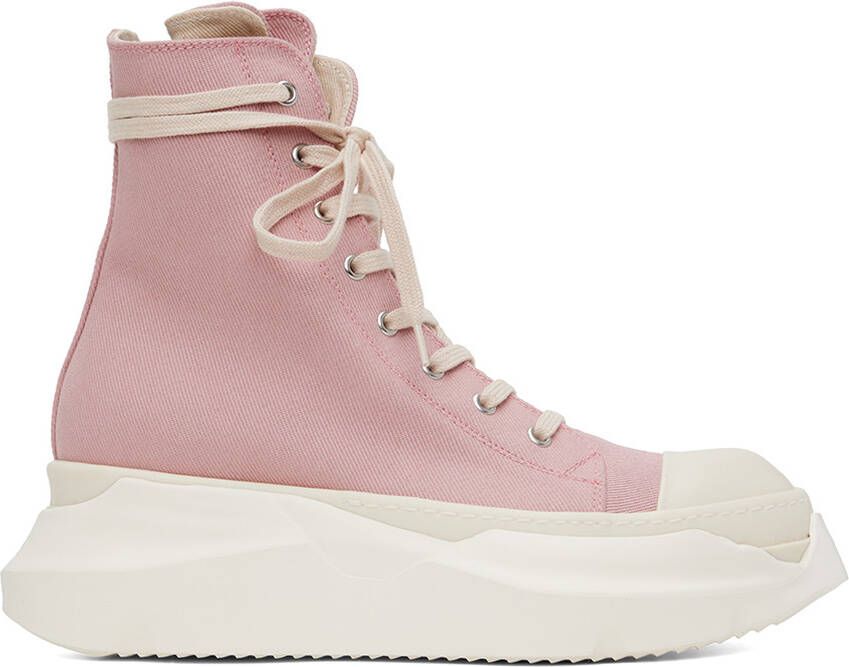 Rick Owens Drkshdw Pink Abstract Sneakers - Picture 5