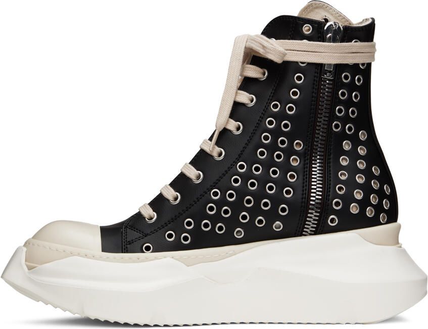 Rick Owens DRKSHDW Black Abstract Sneakers - Picture 3