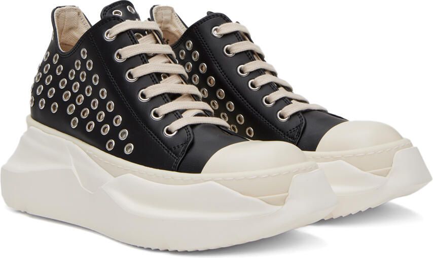 Rick Owens DRKSHDW Black Abstract Sneakers - Picture 2