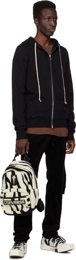 Rick Owens DRKSHDW Black & White Converse Edition Turbodrk Sneakers - Picture 4