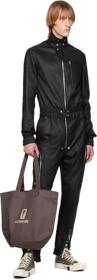 Rick Owens DRKSHDW Gray Converse Edition TURBODRK Chuck 70 Sneakers - Picture 5