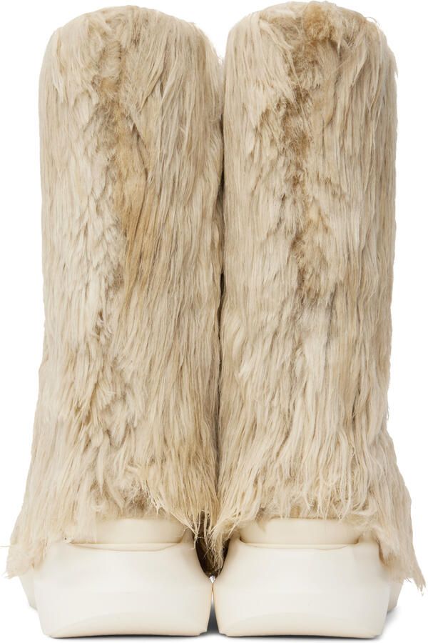 Rick Owens Drkshdw Off-White Strobe Fogachine Boots - Picture 3