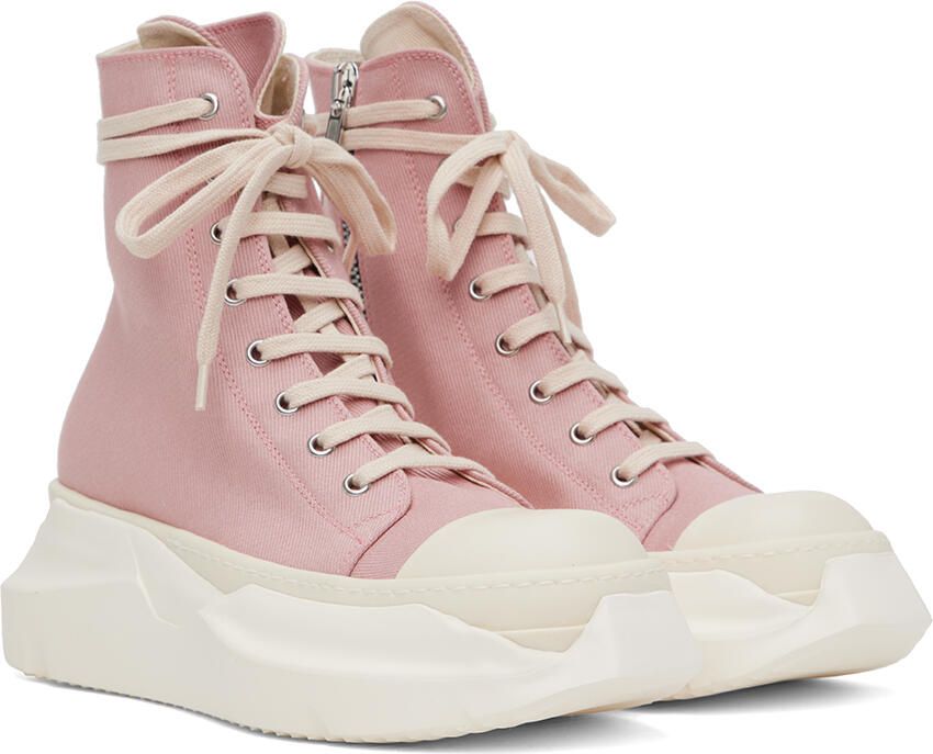 Rick Owens Drkshdw Pink Abstract Sneakers - Picture 2