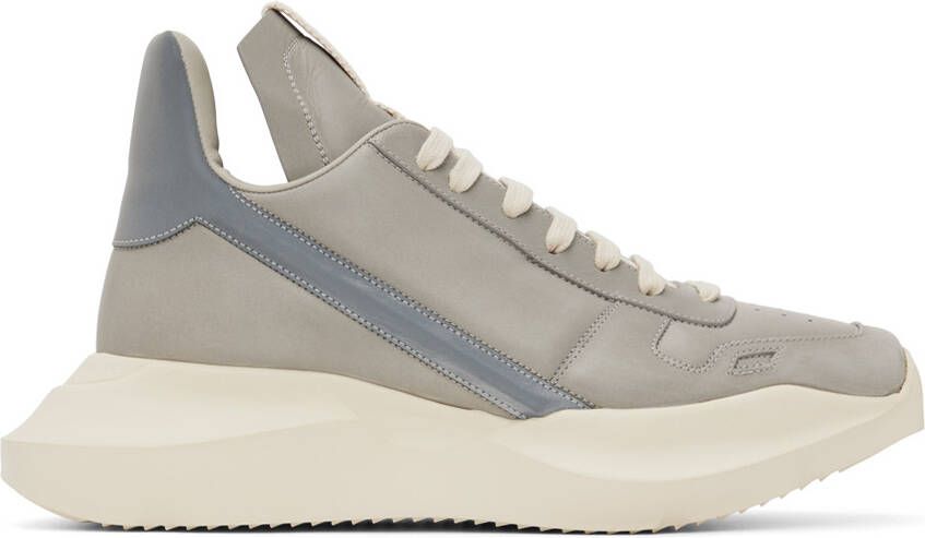 Rick Owens Gray Geo Geth Sneakers