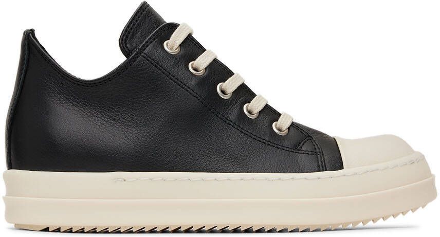 Rick Owens Kids Black Low Sneakers - Picture 5