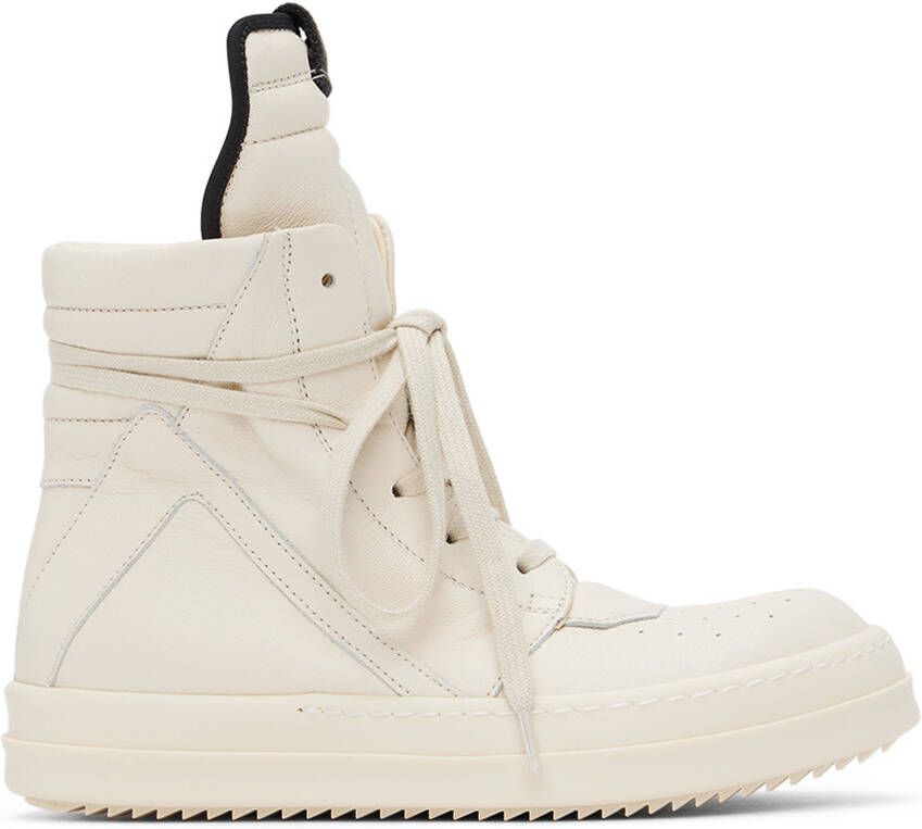 Rick Owens Kids Off-White Geobasket Sneakers