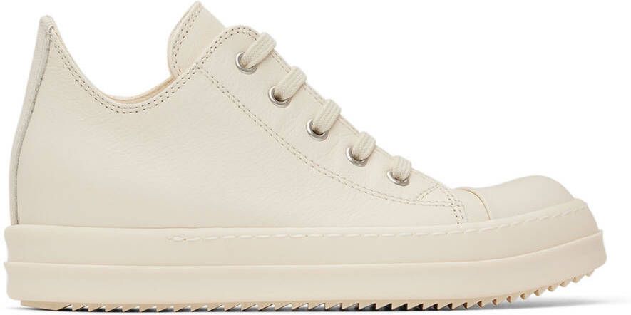 Rick Owens Kids Off-White Low Sneakers